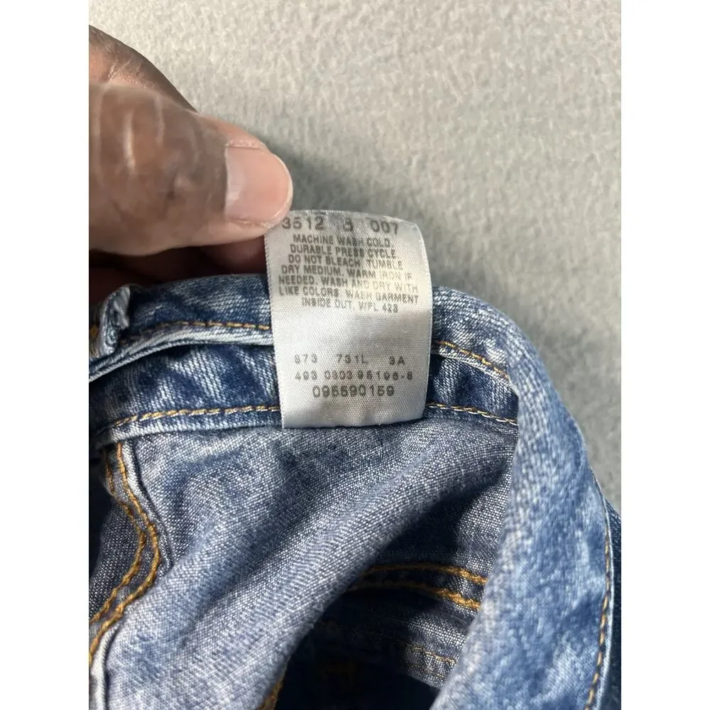 Levi's Vintage Wide Leg Ice Blue Jeans Women Size 20M Boot Cut